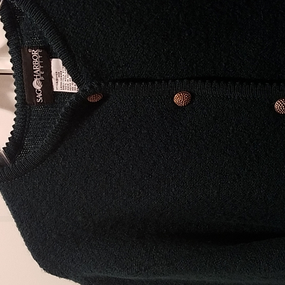 Sag Harbor green wool Blazer jacket - Picture 3 of 4